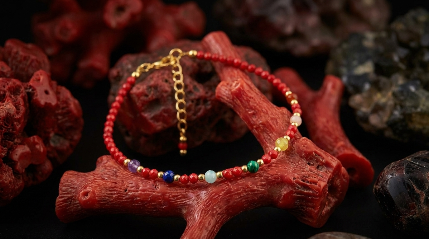 Bransoletka Koral Czakry