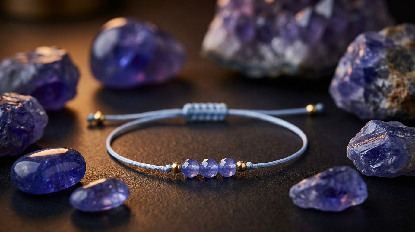 Bransoletka Szczęścia Tanzanit