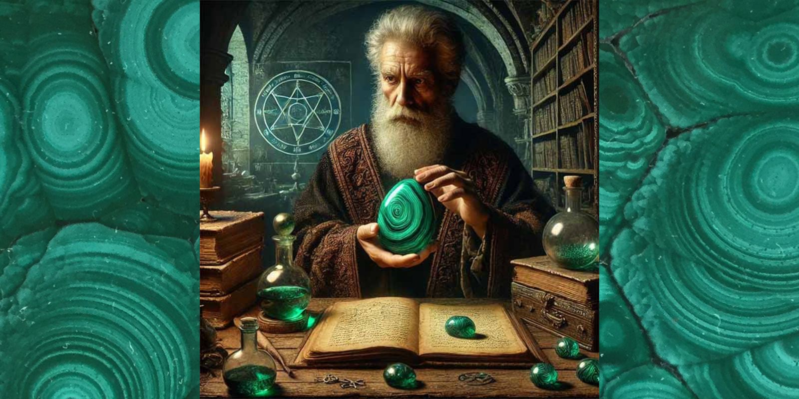 Malachit Alchemików – Zielona Magia, Historia i Mistyczna Moc